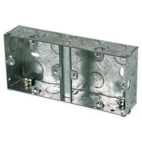 cover metallic for box|screwfix back boxes metal.